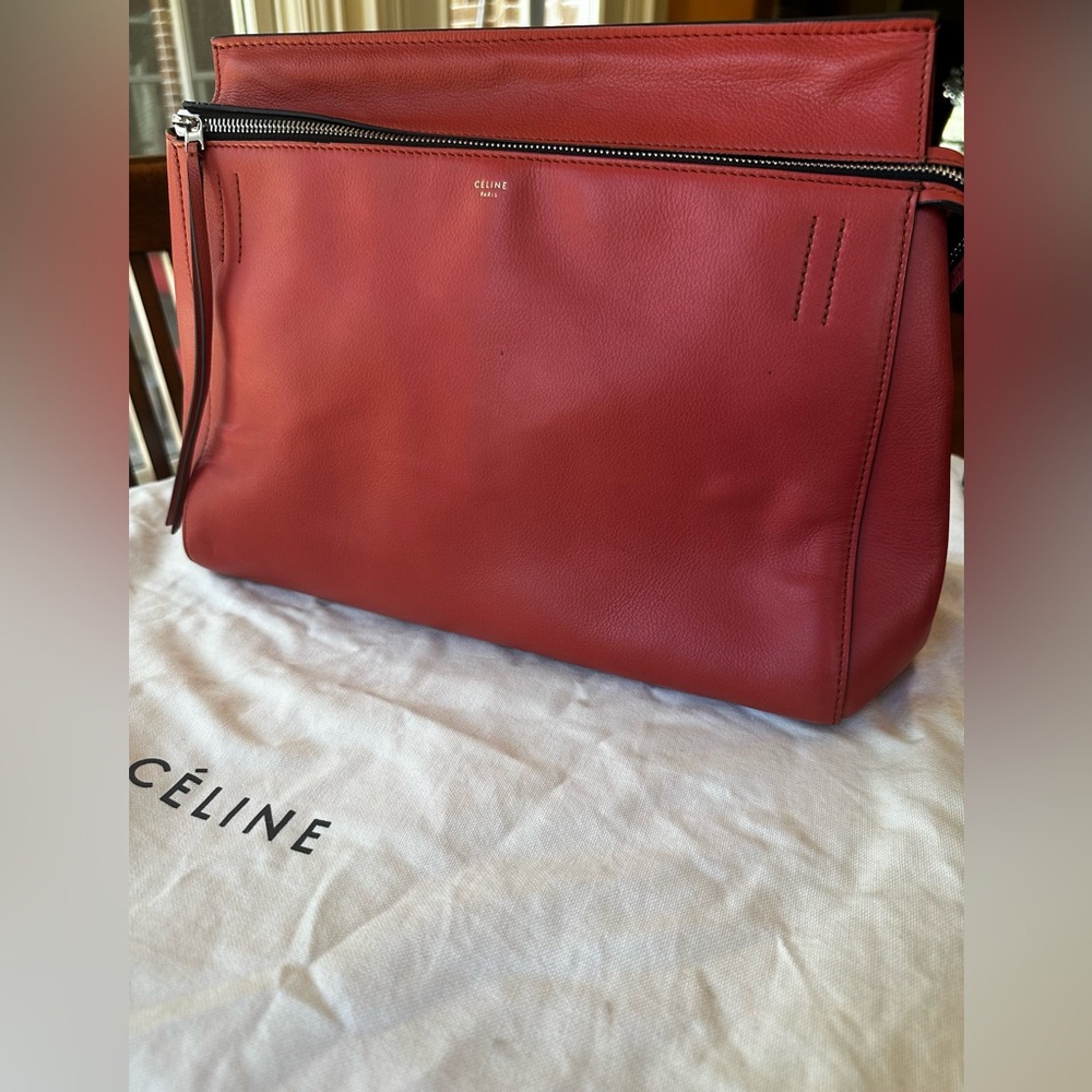 Celine Edge Leather Handbag (never carried) - Picture 2 of 9